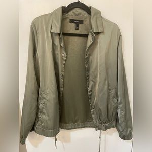 Army Green Satin Jacket